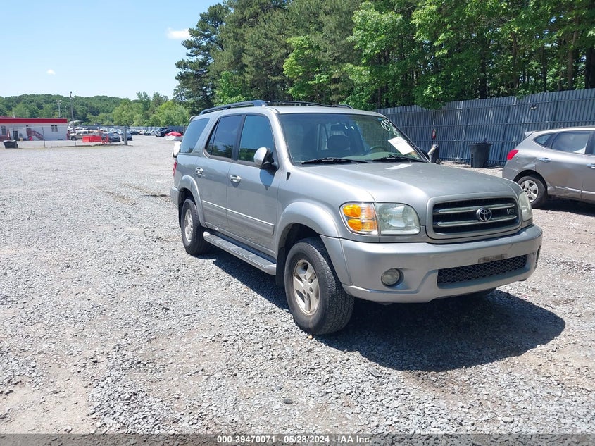 2002 Toyota Sequoia Limited V8 VIN: 5TDBT48A12S136819 Lot: 39470071