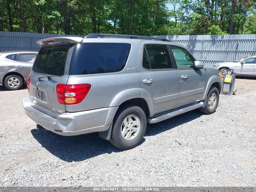 2002 Toyota Sequoia Limited V8 VIN: 5TDBT48A12S136819 Lot: 39470071