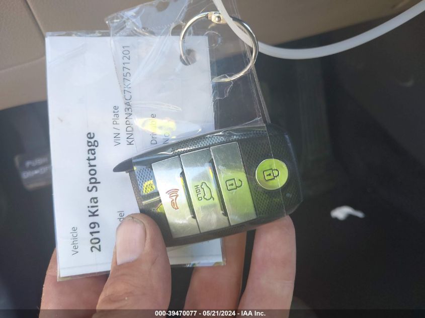 2019 KIA SPORTAGE EX - KNDPN3AC7K7571201