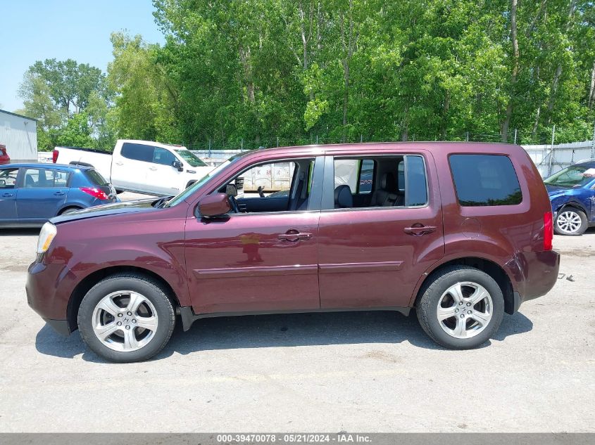 2013 Honda Pilot Ex-L VIN: 5FNYF4H7XDB039244 Lot: 39470078