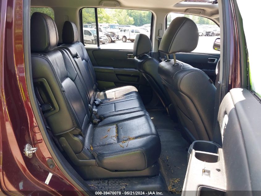 2013 Honda Pilot Ex-L VIN: 5FNYF4H7XDB039244 Lot: 39470078