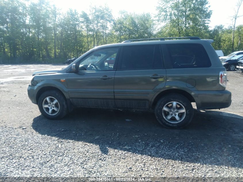 2008 Honda Pilot Ex-L VIN: 5FNYF18638B037332 Lot: 39470101
