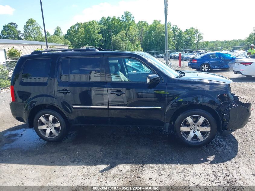 2012 Honda Pilot Touring VIN: 5FNYF4H97CB070189 Lot: 39470107