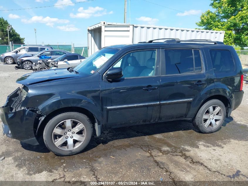 2012 Honda Pilot Touring VIN: 5FNYF4H97CB070189 Lot: 39470107