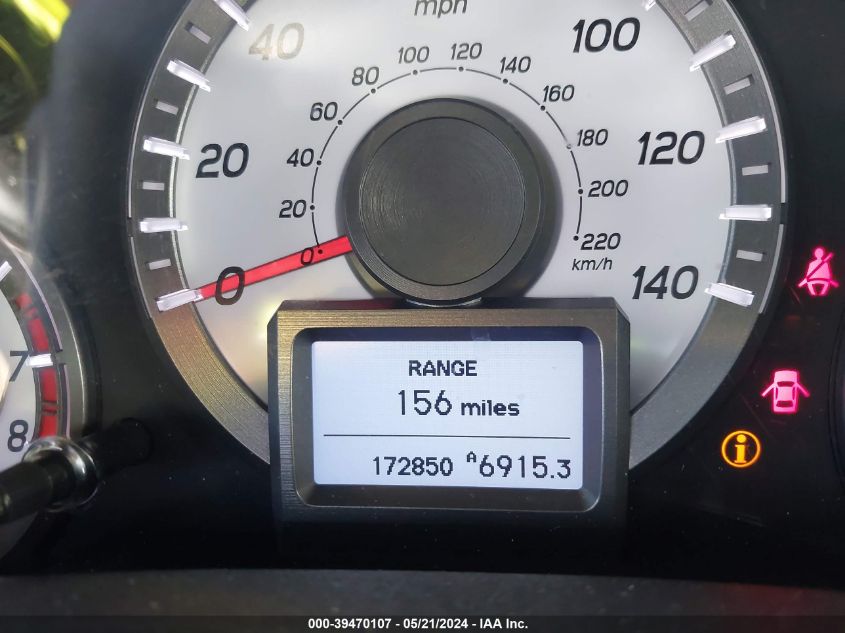 2012 Honda Pilot Touring VIN: 5FNYF4H97CB070189 Lot: 39470107