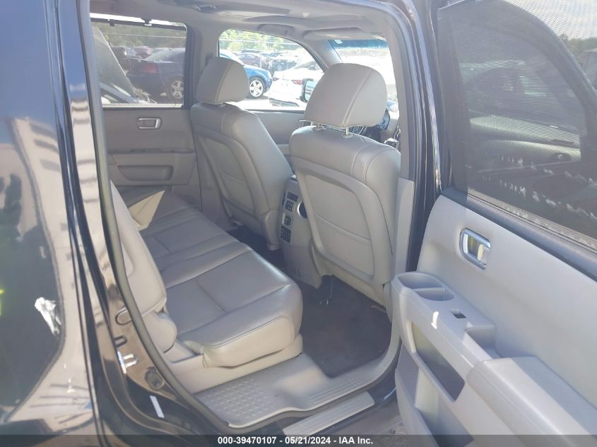 2012 Honda Pilot Touring VIN: 5FNYF4H97CB070189 Lot: 39470107