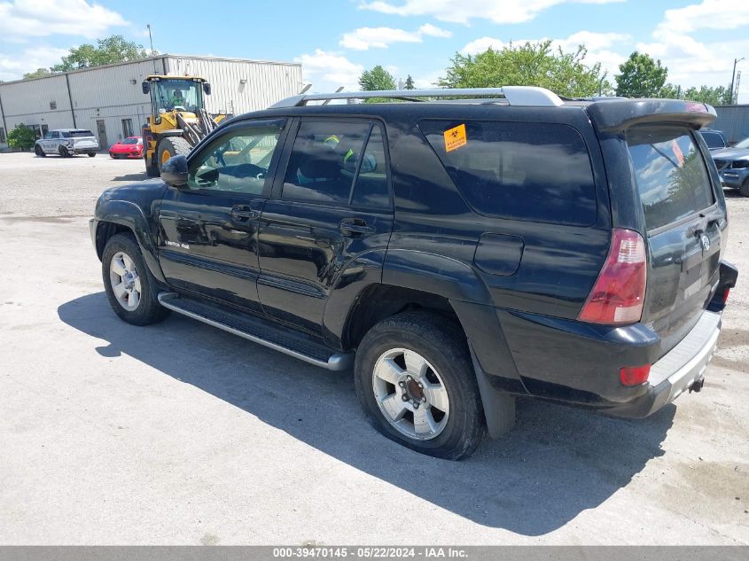 2003 Toyota 4Runner Limited V8 VIN: JTEBT17R130017383 Lot: 39470145