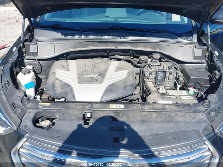 2017 Hyundai Santa Fe Se VIN: KM8SN4HF3HU237382 Lot: 39470150