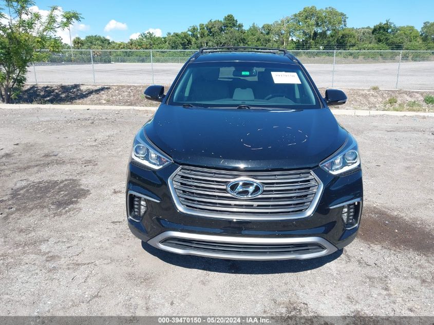 2017 Hyundai Santa Fe Se VIN: KM8SN4HF3HU237382 Lot: 39470150