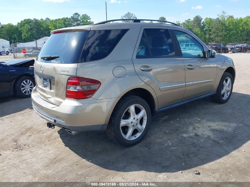 2008 Mercedes-Benz Ml 350 4Matic VIN: 4JGBB86E68A406497 Lot: 39470169