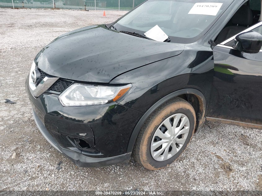 2016 Nissan Rogue S VIN: KNMAT2MV6GP720062 Lot: 39470209