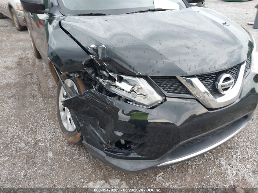 2016 Nissan Rogue S VIN: KNMAT2MV6GP720062 Lot: 39470209