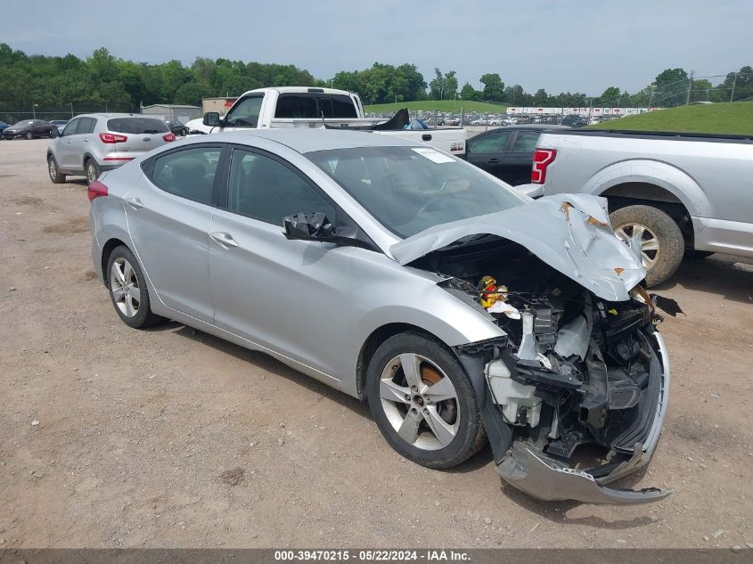 2013 Hyundai Elantra Gls VIN: 5NPDH4AE1DH393561 Lot: 39470215