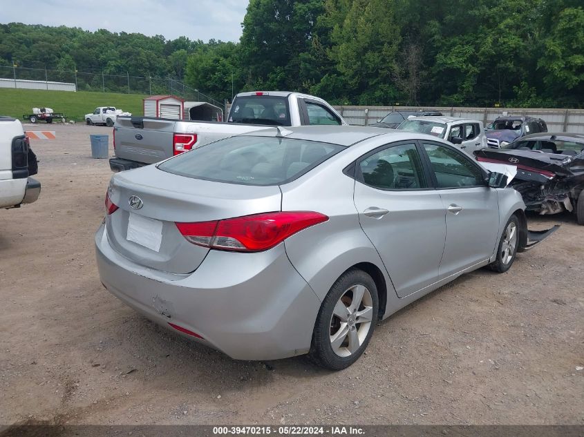 2013 Hyundai Elantra Gls VIN: 5NPDH4AE1DH393561 Lot: 39470215