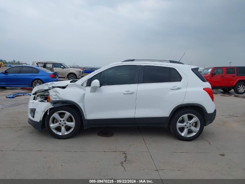 2015 Chevrolet Trax Ltz VIN: 3GNCJNSB0FL208808 Lot: 39470225