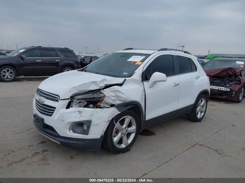 2015 Chevrolet Trax Ltz VIN: 3GNCJNSB0FL208808 Lot: 39470225