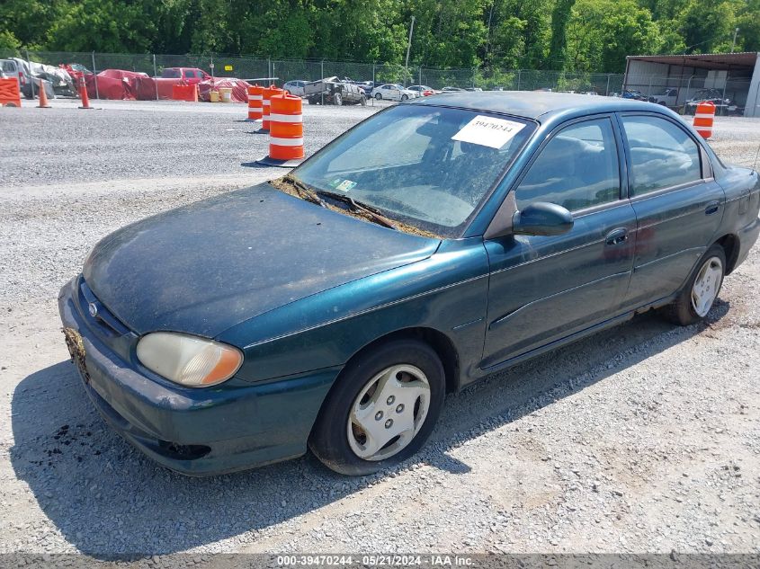 2001 Kia Sephia Ls VIN: KNAFB121415015893 Lot: 39470244