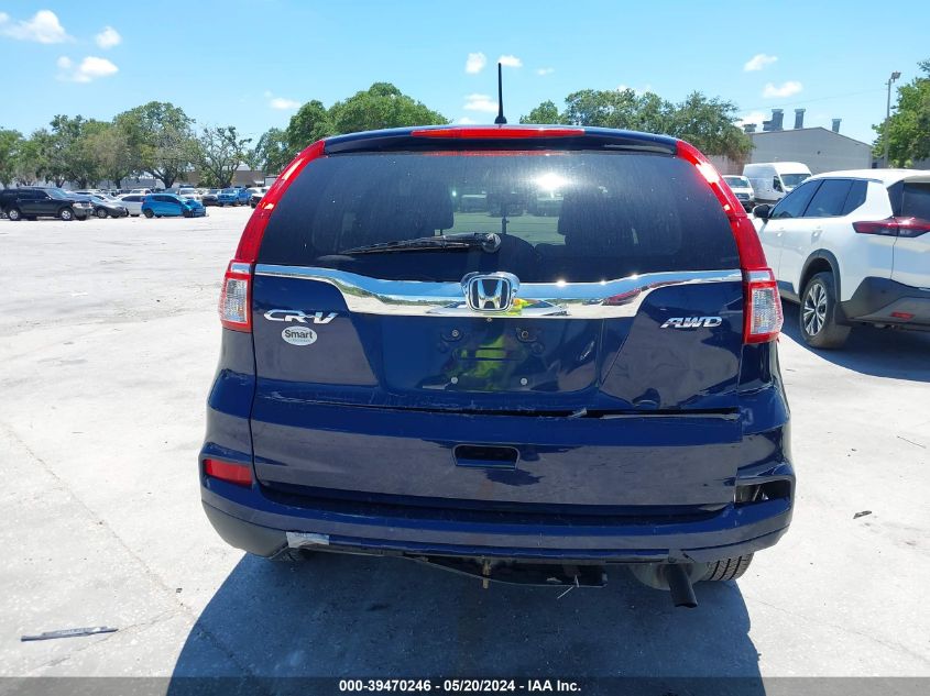 2015 Honda Cr-V Ex VIN: 5J6RM4H54FL042787 Lot: 39470246