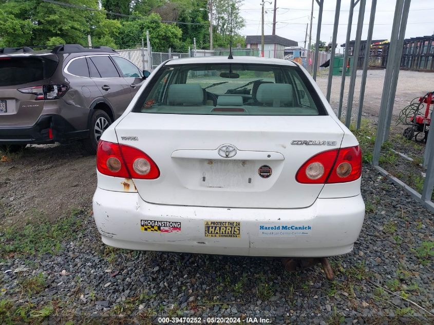 2008 Toyota Corolla Le VIN: 2T1BR32E88C892041 Lot: 39470252