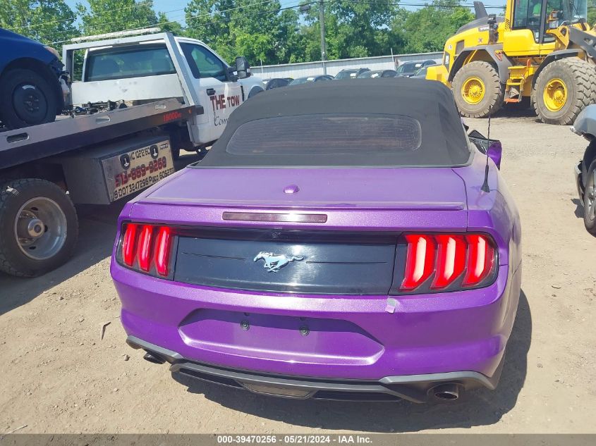 2019 Ford Mustang Ecoboost Premium VIN: 1FATP8UH5K5151872 Lot: 39470256