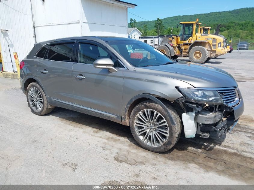 2016 Lincoln Mkx Reserve VIN: 2LMTJ8LR3GBL51027 Lot: 39470258