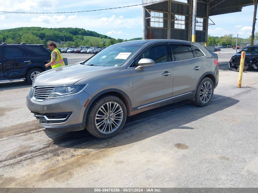 2016 Lincoln Mkx Reserve VIN: 2LMTJ8LR3GBL51027 Lot: 39470258