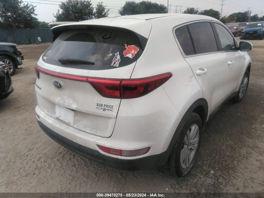 2017 Kia Sportage Lx VIN: KNDPMCAC4H7275449 Lot: 39470275