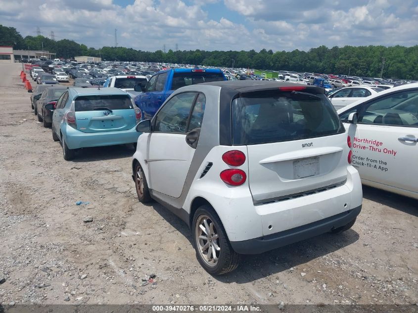 2012 Smart Fortwo Passion/Pure VIN: WMEEJ3BA5CK573240 Lot: 39470276