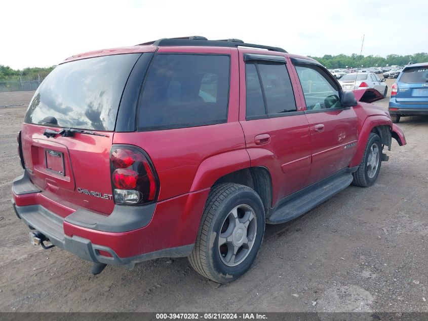 2004 Chevrolet Trailblazer Lt VIN: 1GNDT13S142427457 Lot: 39470282