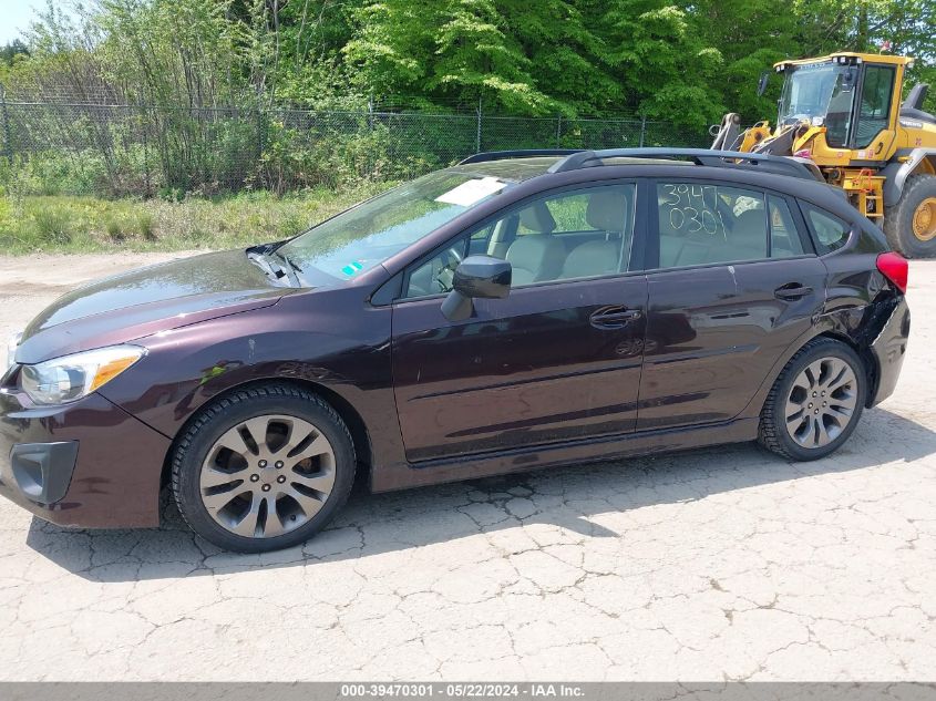 2013 Subaru Impreza 2.0I Sport Limited VIN: JF1GPAS62D2897405 Lot: 39470301