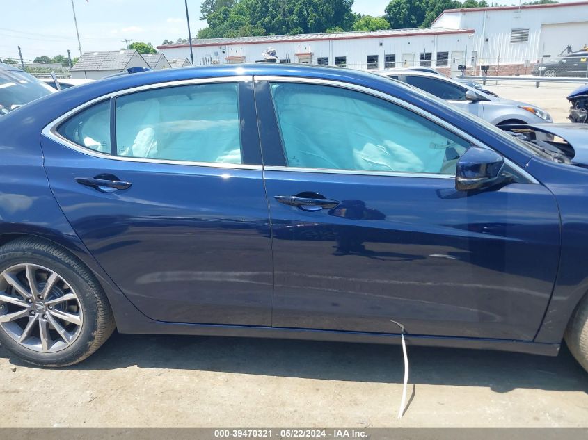 2018 Acura Tlx VIN: 19UUB1F32JA010836 Lot: 39470321