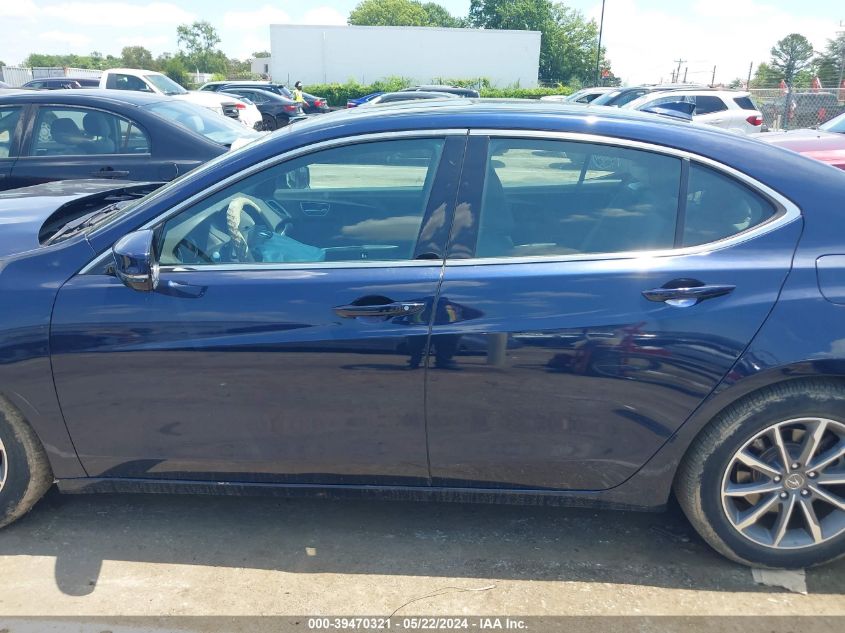 2018 Acura Tlx VIN: 19UUB1F32JA010836 Lot: 39470321
