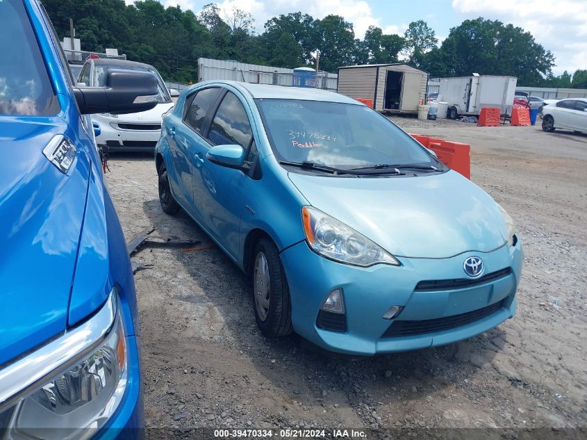 2012 Toyota Prius C One VIN: JTDKDTB38C1014314 Lot: 39470334