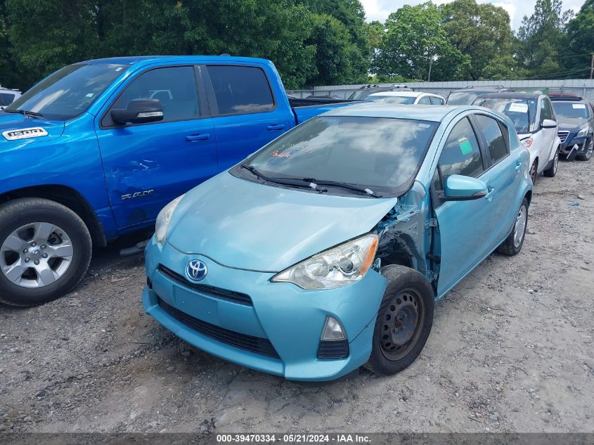 2012 Toyota Prius C One VIN: JTDKDTB38C1014314 Lot: 39470334