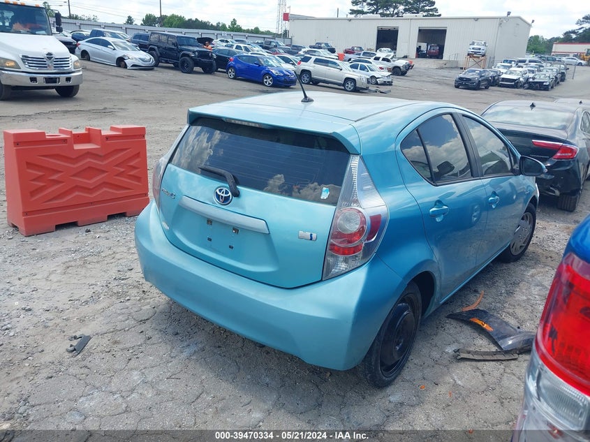 2012 Toyota Prius C One VIN: JTDKDTB38C1014314 Lot: 39470334