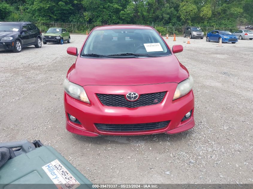 2010 Toyota Corolla S VIN: 2T1BU4EE9AC503316 Lot: 39470337