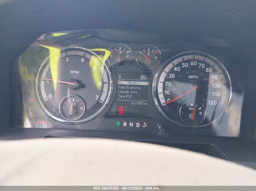 2010 Dodge Ram 1500 Slt/Sport/Trx VIN: 1D7RB1CT4AS126595 Lot: 39470352