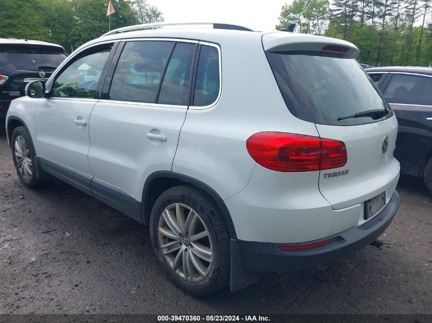 2014 Volkswagen Tiguan Sel VIN: WVGBV3AX8EW576409 Lot: 39470360