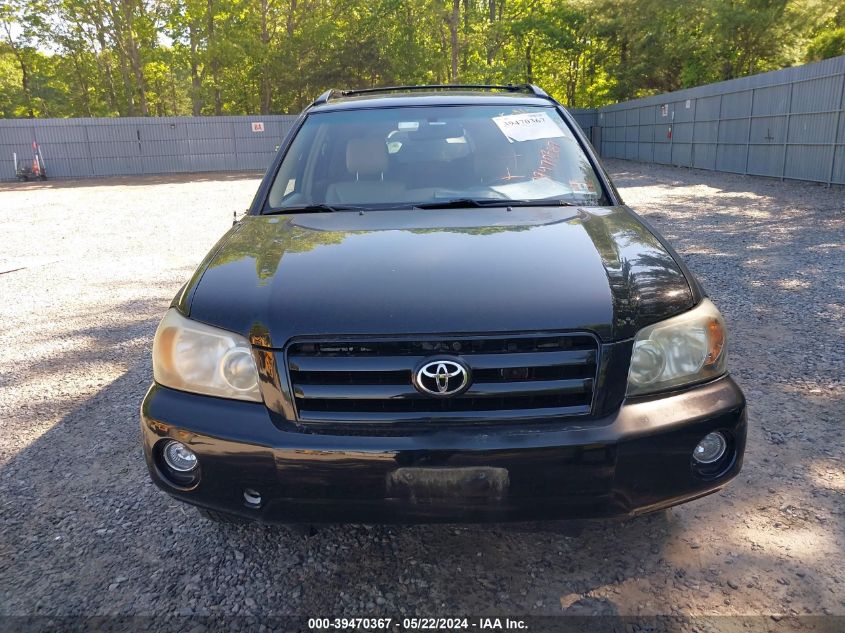 2004 Toyota Highlander V6 VIN: JTEEP21A640048432 Lot: 39470367