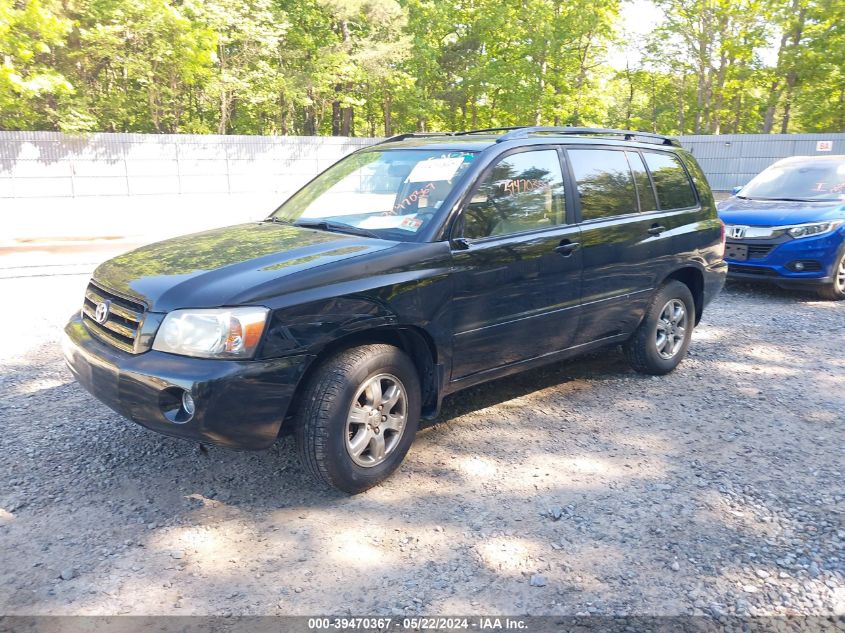 2004 Toyota Highlander V6 VIN: JTEEP21A640048432 Lot: 39470367