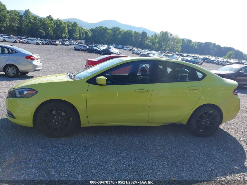 2013 Dodge Dart Rallye VIN: 1C3CDFBA4DD143725 Lot: 39470376