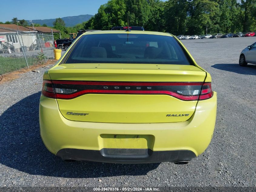 2013 Dodge Dart Rallye VIN: 1C3CDFBA4DD143725 Lot: 39470376