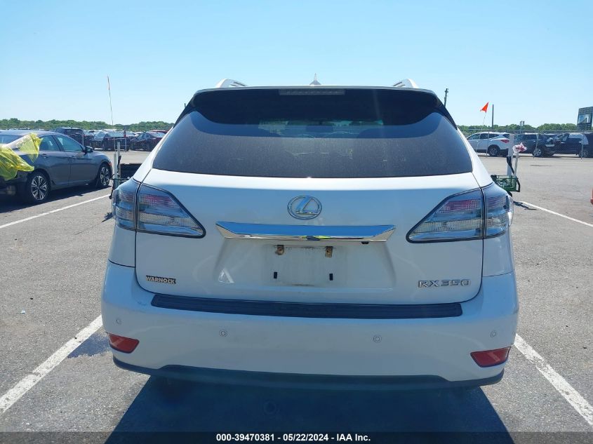 2011 Lexus Rx 350 VIN: 2T2BK1BA7BC116363 Lot: 39470381