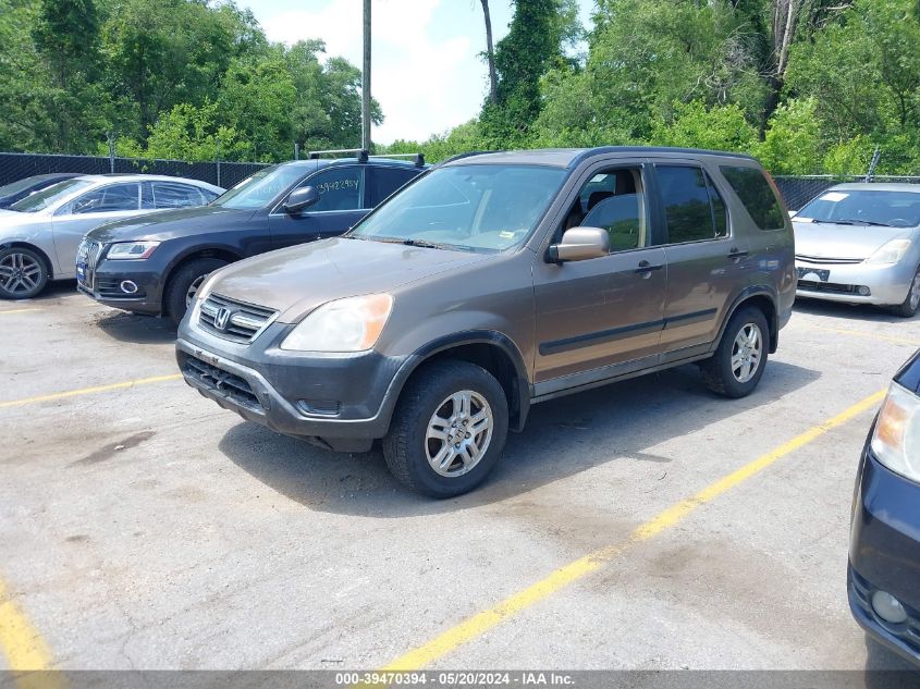 2002 Honda Cr-V Ex VIN: JHLRD78852C091639 Lot: 39470394