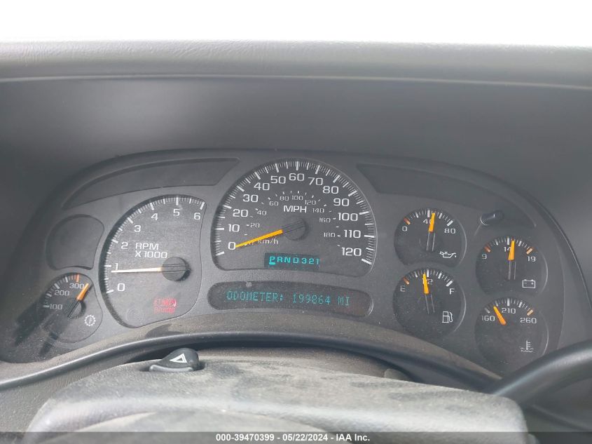 2003 Chevrolet Silverado 2500Hd Ls VIN: 1GCHK29U83E371445 Lot: 39470399