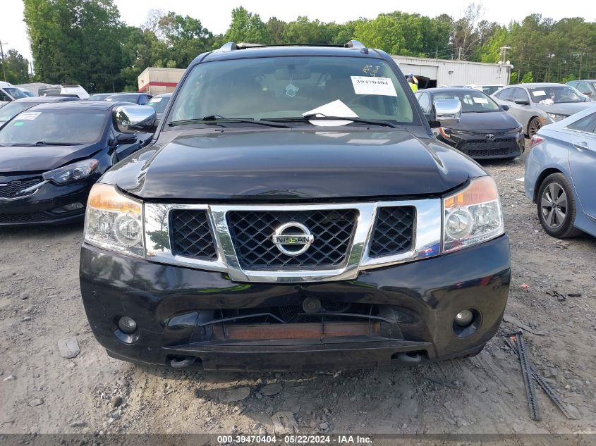 2012 Nissan Armada Platinum VIN: 5N1BA0NF2CN622492 Lot: 39470404