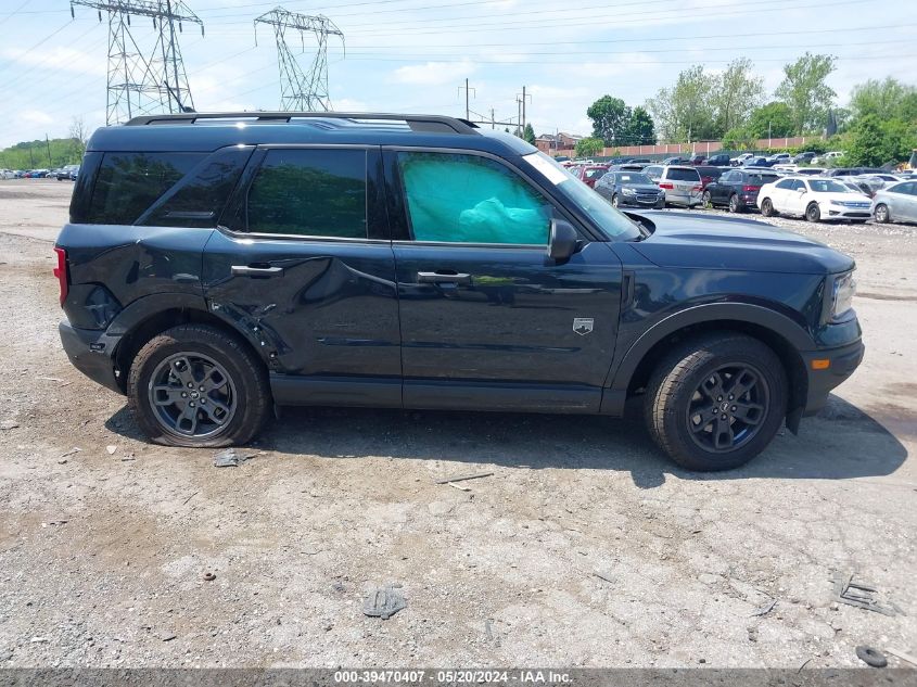 2022 Ford Bronco Sport Big Bend VIN: 3FMCR9B67NRE31673 Lot: 39470407