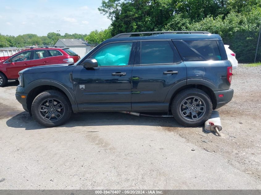 2022 Ford Bronco Sport Big Bend VIN: 3FMCR9B67NRE31673 Lot: 39470407