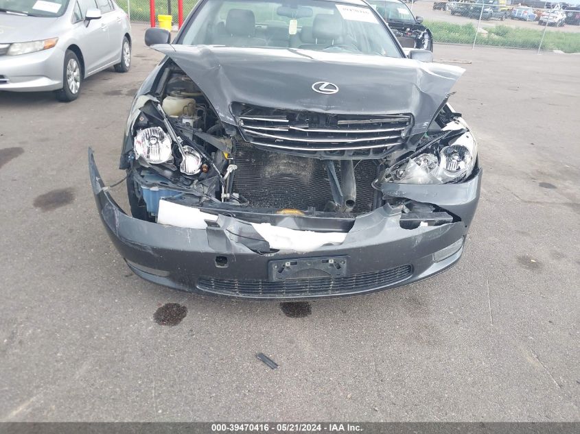 2004 Lexus Es 330 VIN: JTHBA30G445036382 Lot: 39470416