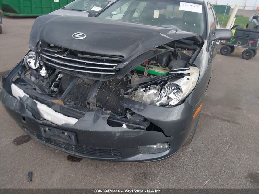 2004 Lexus Es 330 VIN: JTHBA30G445036382 Lot: 39470416